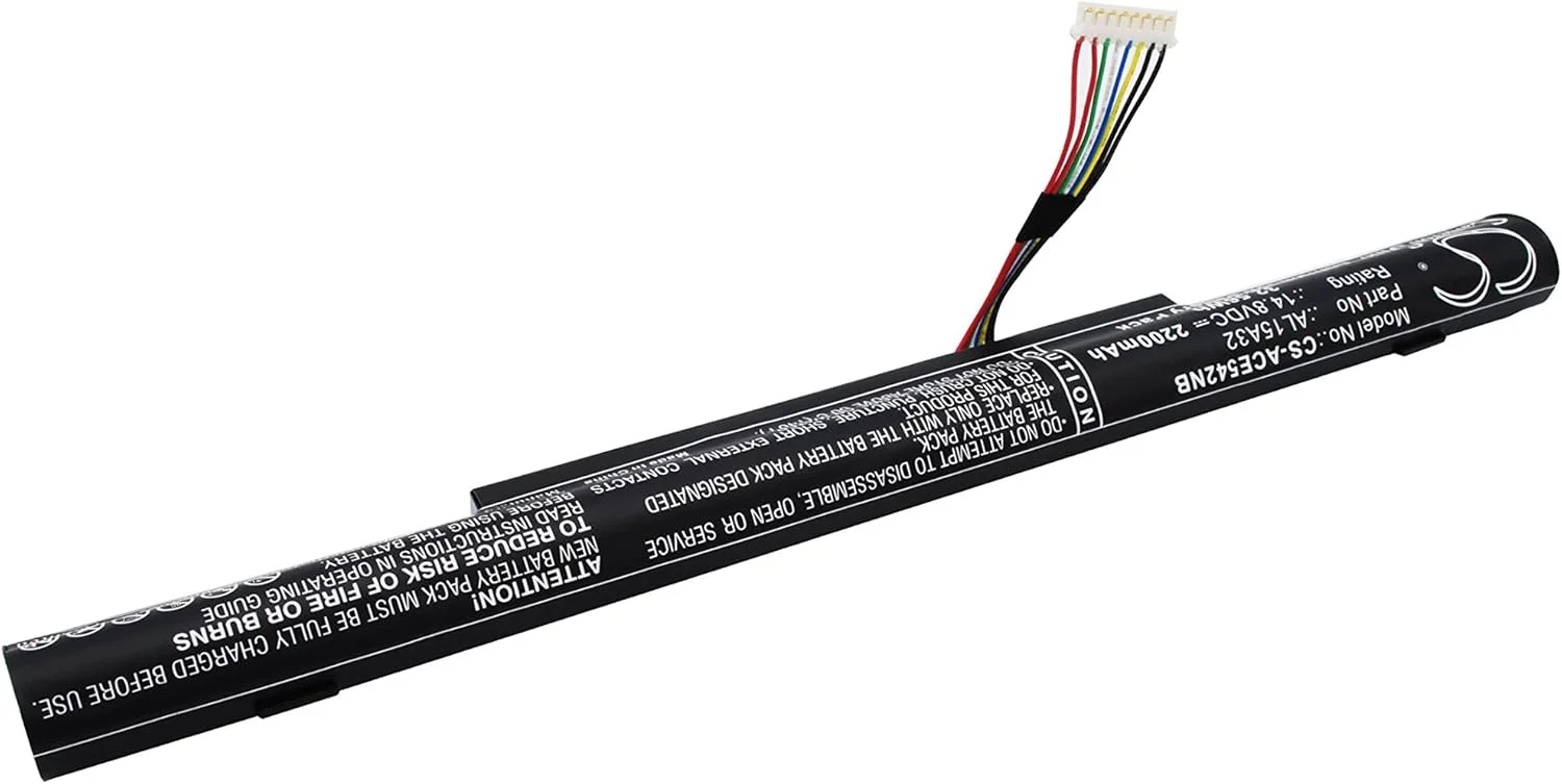 باتری جایگزین جدید Cameron Sino CS برای Aspire E5 522-64T9، Aspire E5-422، Aspire E5-422-41ME، (2200mAh) AL15A32، AL15A32 (4ICR17/65)، KT.00403.025، KT.00403.034، KT.004B3.025