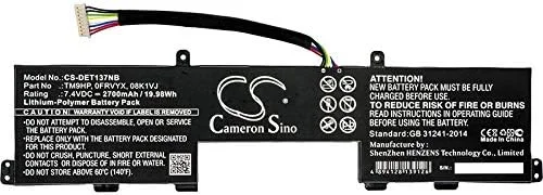 باتری قابل شارژ جدید Cameron Sino AQQXING برای Latitude 13 7350 (2700mAh) 08K1VJ, 0FRVYX, 0J84W0, 0R89JJ, 8K1VJ, FRVYX, J84W0, R89JJ, TM9HP