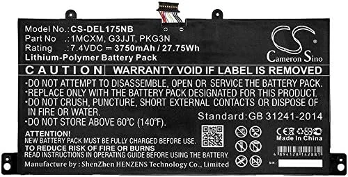 باتری قابل شارژ جدید کمراون سینو AQQXING برای Latitude 5175 و Latitude 5179 (3750mAh) 1MCXM, G3JJT, PKG3N