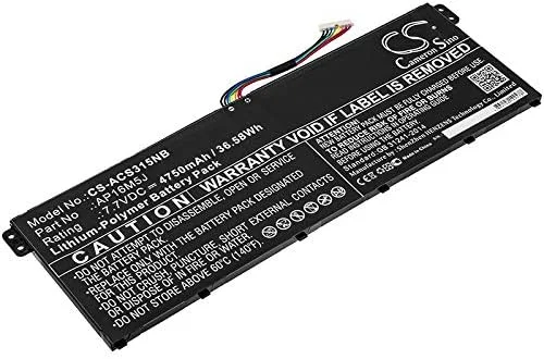 باتری جایگزین جدید Cameron Sino CS برای A314-32-C52Q، Extensa 15 EX215-51K-36YY (4750mAh) AP16M5J, KT.00205.004, NX.H38SA.002 باتری جایگزین جدید Cameron Sino CS برای A314-32-C52Q، Extensa 15 EX215-51K-36YY (4750mAh) AP16M5J, KT.00205.004, NX.H38SA.002