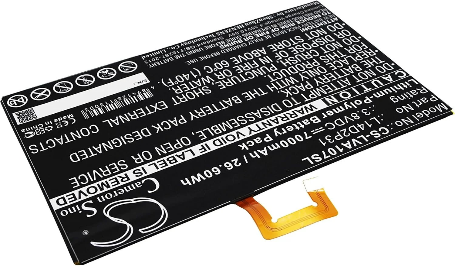 باتری جایگزین جدید Cameron Sino مناسب برای لنوو (7000mAh / 26.60Wh)