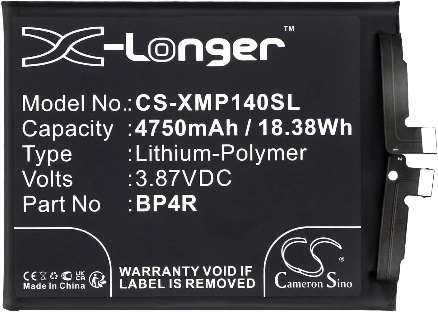 باتری جایگزین 4750mAh جدید Cameron Sino برای 14 Pro