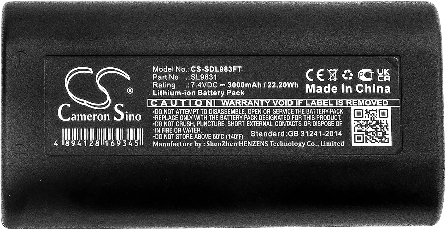 باتری جایگزین جدید 3000mAh / 22.20Wh Cameron Sino مناسب برای Sealife Sea Dragon 1200, Sea Dragon 1500, Sea Dragon 2000, Sea Dragon 2100SF, Sea Dragon 2500, Sea Dragon 3000 باتری جایگزین جدید 3000mAh / 22.20Wh Cameron Sino مناسب برای Sealife Sea Dragon 1200, Sea Dragon 1500, Sea Dragon 2000, Sea Dragon 2100SF, Sea Dragon 2500, Sea Dragon 3000