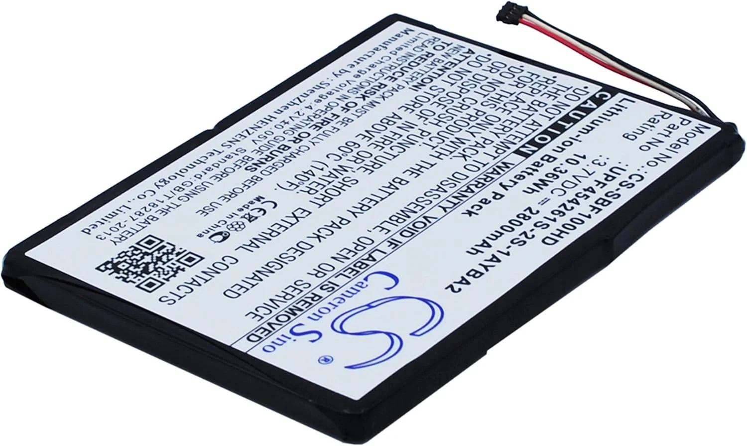 باتری جایگزین 2800mAh / 10.36Wh Cameron Sino برای Seagate 1AYBA2