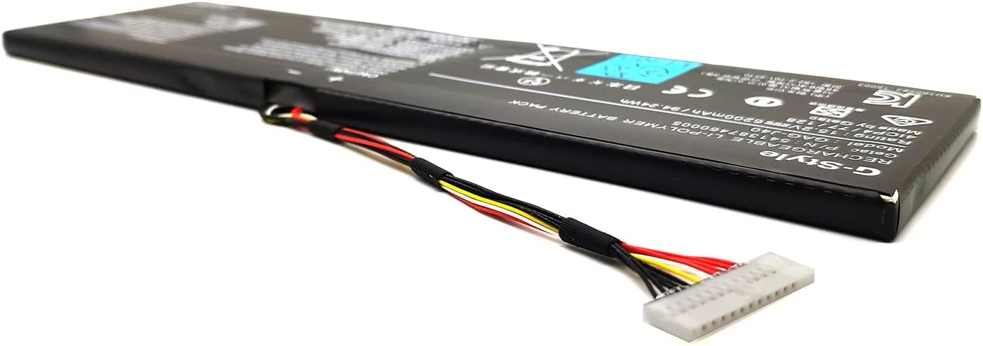 باتری لپ‌تاپ جایگزین BGZY GAG-J40 سازگار با گیگابایت Aero Aorus X5 V6 V7 V8 X7 Dt V6 V7 V8 X9 Dt 14 V7 K7 14-P64WV6 14-W-CF2 15 15X V8 15W 15-x9 Series 541387460002 (94.24Wh 15.2V)