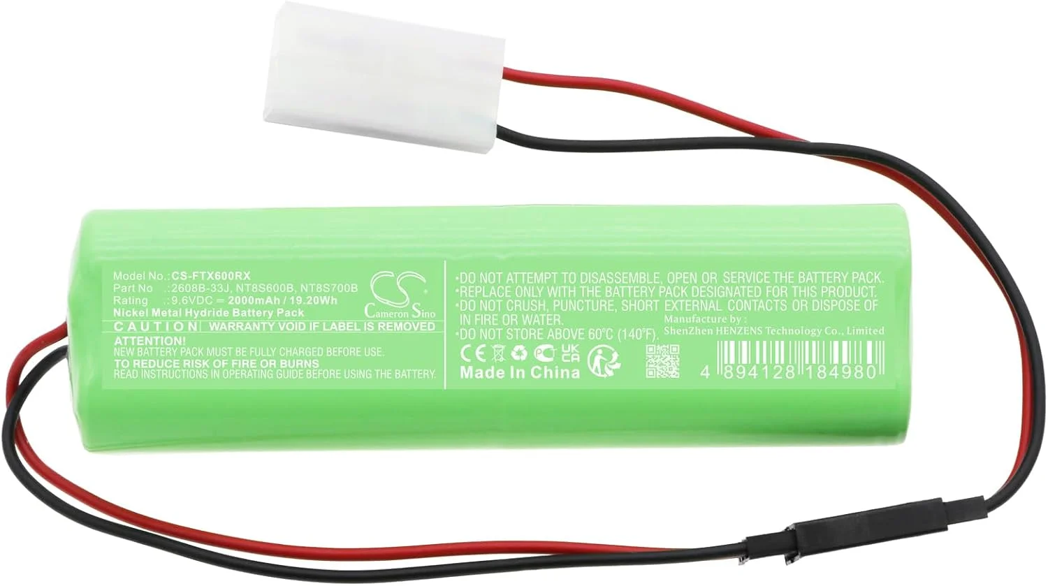 باتری جایگزین 2000mAh جدید Cameron Sino برای 6NFK، 6NPK، 6VA، 7C، 7NFK، 8NFK، 8U، 9C، NT8IB، NT8S، T6DA