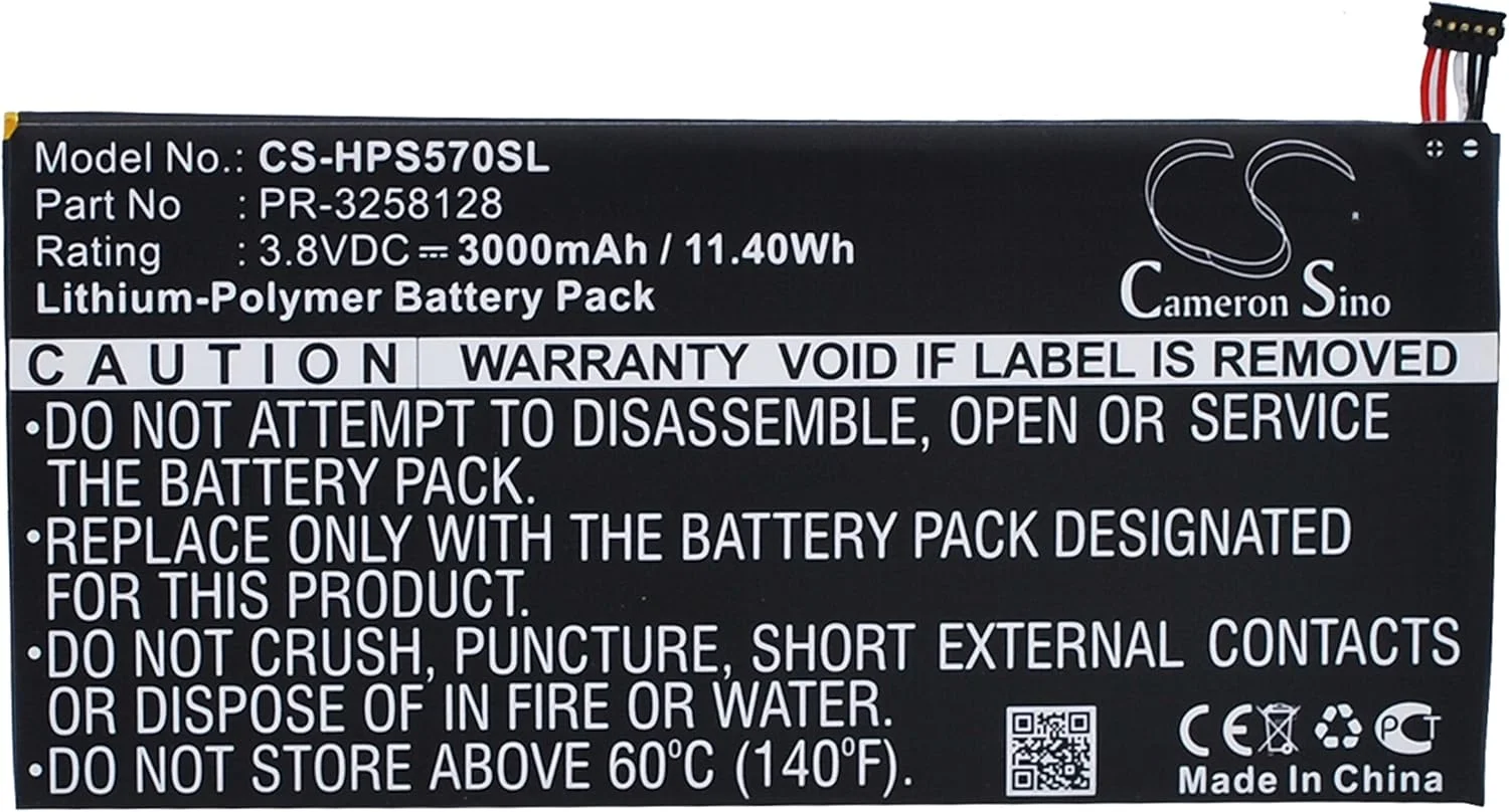 باتری جایگزین 3000mAh جدید Cameron Sino برای HP Stream 7 5700, Stream 7 5700ng, Stream 7 5709