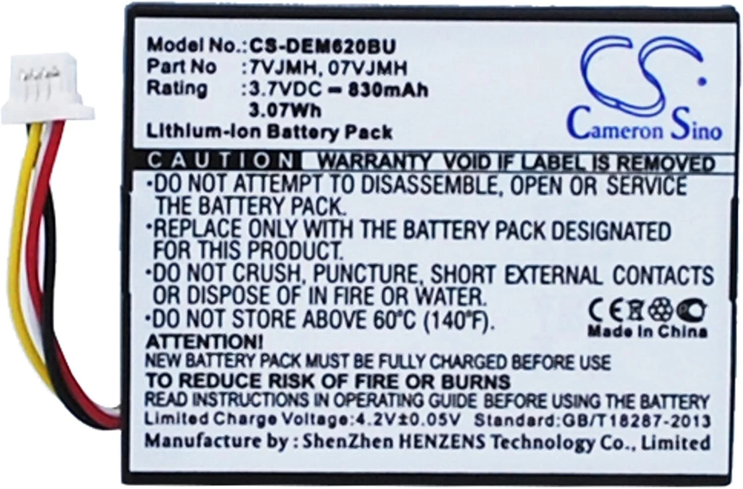 باتری 3.7 ولت جایگزین سازگار با PowerEdge T420 PowerEdge R520 PERC H810 PERC H710 PowerEdge M620 PowerEdge R320 PowerEdge T110 II PERC H710P