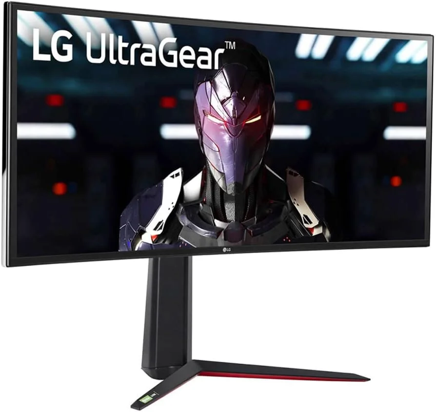 مانیتور گیمینگ خمیده ال‌جی UltraGear مدل 34GN850-B با اندازه 34 اینچ، نسبت تصویر 21:9، رزولوشن QHD (3440 x 1440)، زمان پاسخ‌دهی 1 میلی‌ثانیه، پنل Nano IPS با نرخ تازه‌سازی 144 هرتز و سازگاری با G-SYNC - مشکی (34GN850-B)