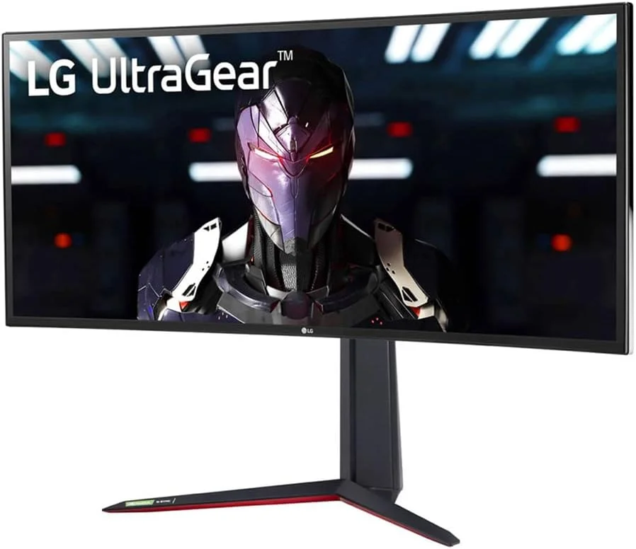 مانیتور گیمینگ خمیده ال‌جی UltraGear مدل 34GN850-B با اندازه 34 اینچ، نسبت تصویر 21:9، رزولوشن QHD (3440 x 1440)، زمان پاسخ‌دهی 1 میلی‌ثانیه، پنل Nano IPS با نرخ تازه‌سازی 144 هرتز و سازگاری با G-SYNC - مشکی (34GN850-B)