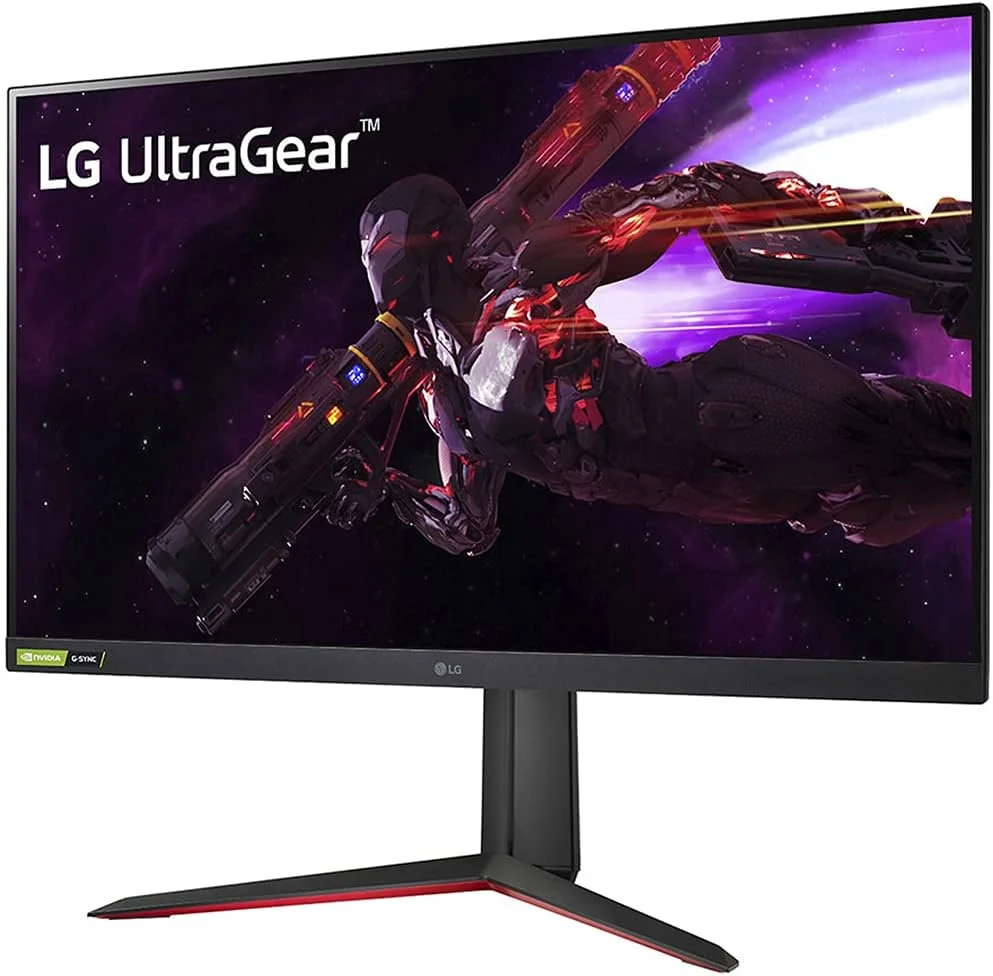 مانیتور گیمینگ 32 اینچی ال‌جی مدل 32GP850-B Ultragear QHD Nano IPS با نرخ تازه‌سازی 165 هرتز و HDR (دو عدد)