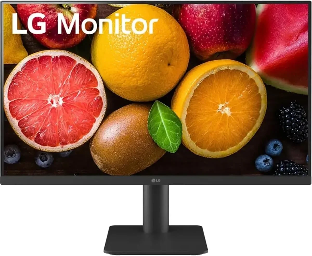 مانیتور ال‌جی 27MS570B-B سایز 27 اینچ با نسبت تصویر 16:9، رزولوشن Full HD و نرخ تازه‌سازی 100 هرتز، پنل IPS LCD، رنگ مشکی