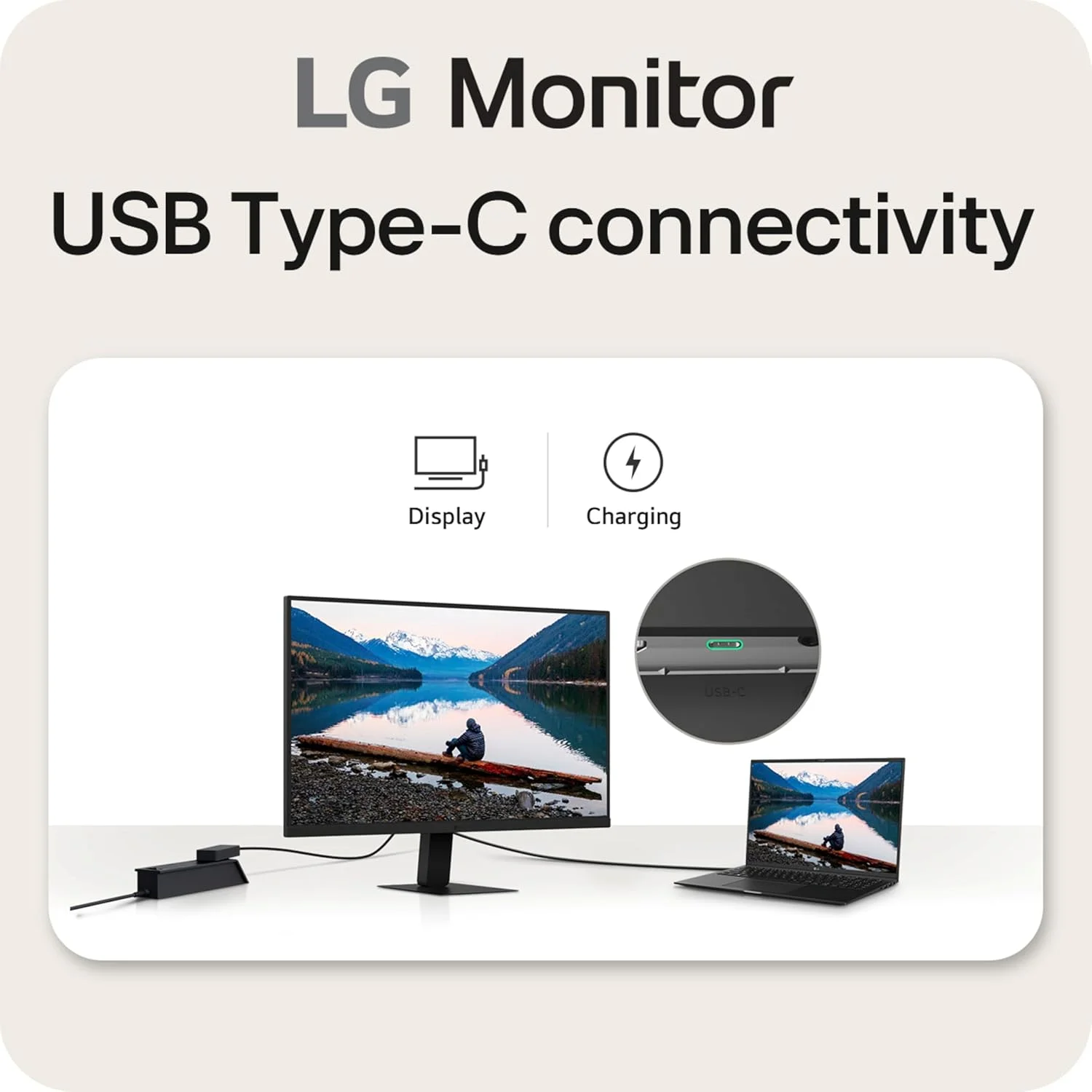 مانیتور کامپیوتر 32 اینچی LG مدل 32U631A-B با کیفیت QHD (2560 x 1440) IPS، نرخ تازه‌سازی 100 هرتز، زمان پاسخگویی 5 میلی‌ثانیه، HDR10، حالت Reader، Flicker Safe، HDMI، USB Type-C با توان 15 وات PD، مشکی