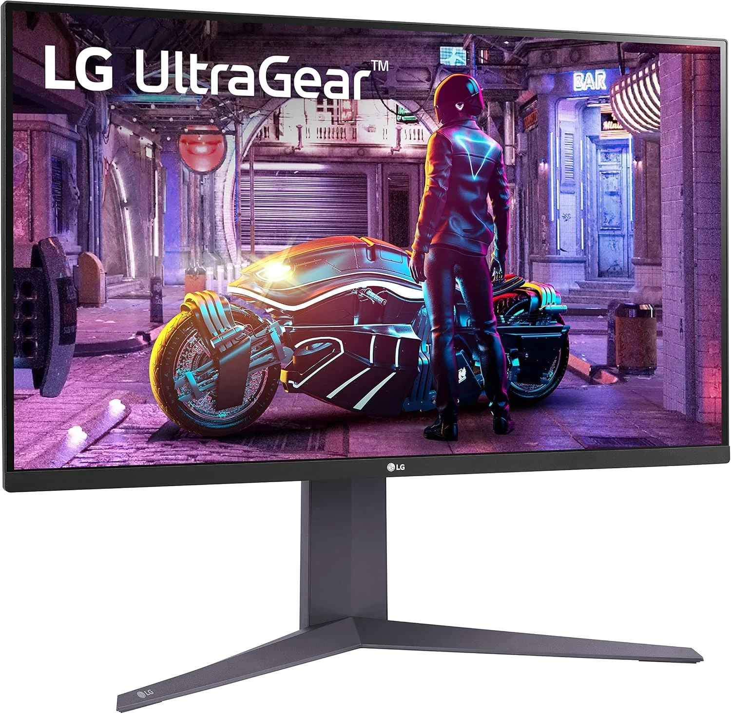 مانیتور گیمینگ 32 اینچی ال‌جی مدل 32GQ750-B Ultragear 4K UHD (3840 x 2160)، نرخ تازه‌سازی 144 هرتز، زمان پاسخ‌گویی 1 میلی‌ثانیه، AMD FreeSync Premium، HDR10، حالت Reader، بلندگوی داخلی، HDMI، DisplayPort، پایه با قابلیت تنظیم شیب/ارتفاع/چرخش، مشکی