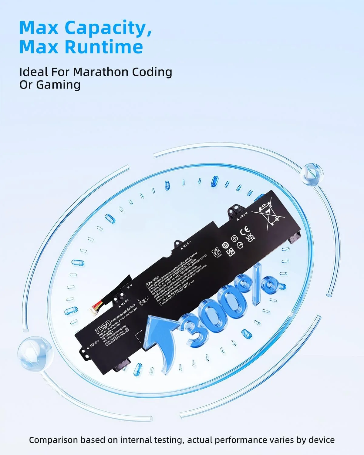 باتری لپ تاپ 56Wh TT03XL 932824-421 933322-855 برای HP EliteBook 850 G5, EliteBook 755 G5, EliteBook 850 G6, ZBook 15U G5 G6 Series 932824-1C1 932824-2C1 HSN-113C-5 HSTNN-LB8H HSTNN-DB8K TT03056XL