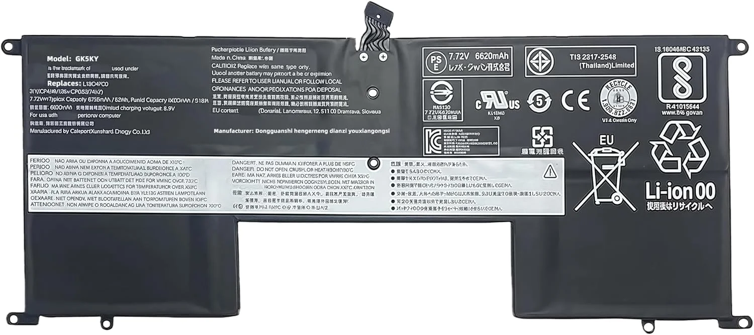 باتری لپ تاپ 46wh L18D4P90 5B10W13934 جایگزین برای لنوو ThinkPad L13 Yoga نسل 1 و 2 مدل های L18C4P90 L18M4P90 02DL030 02DL031 SB10T83177 SB10T83120 SB10T83119 SB10T83121 با عملکرد بالا