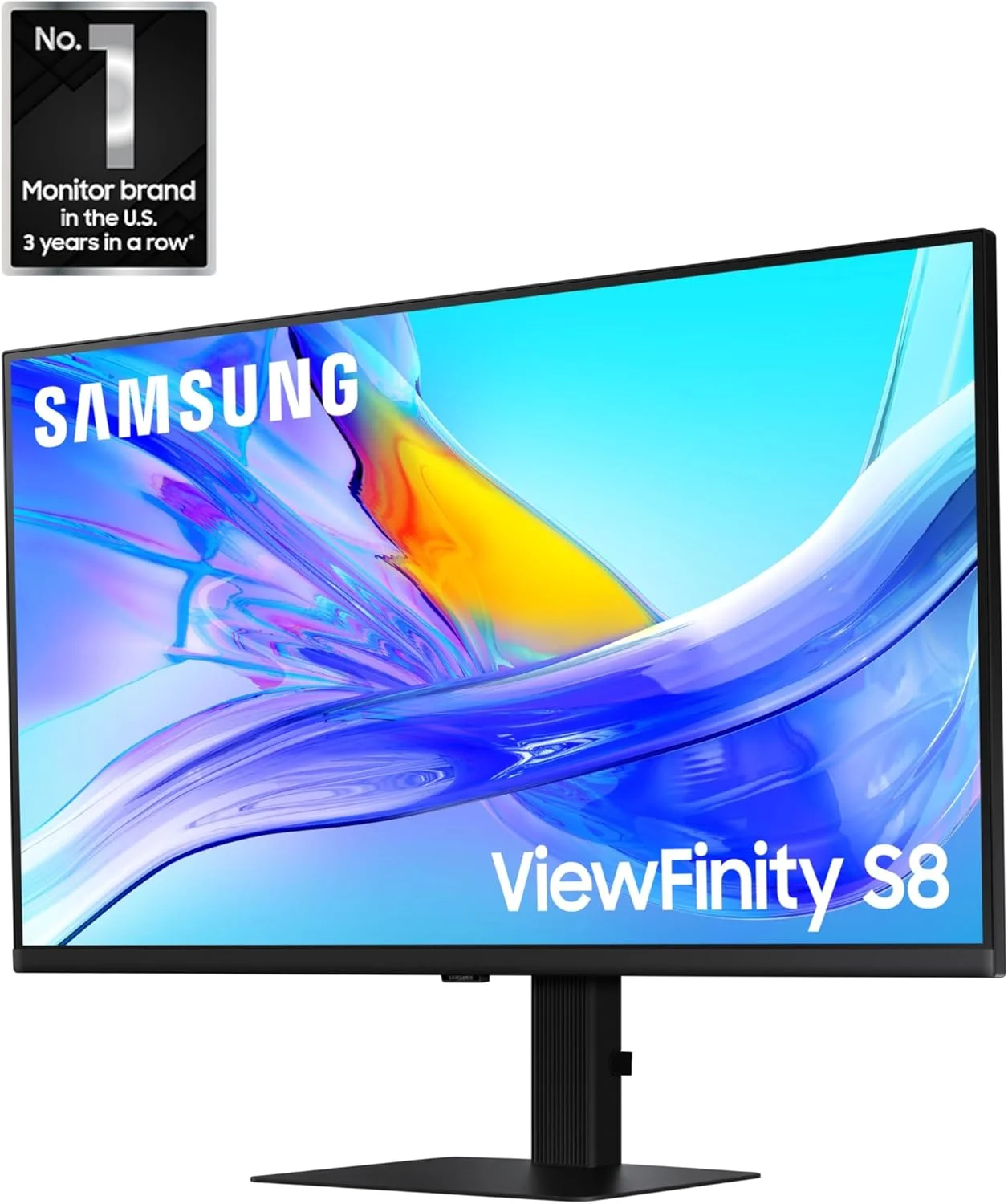 مانیتور 32 اینچی سامسونگ ViewFinity S8 مدل (S80UD) با کیفیت 4K UHD IPS HDR10، رزولوشن بالا، USB-C، بلندگوهای داخلی، پایه ارگونومیک، سوئیچ KVM داخلی، مراقبت هوشمند از چشم، LS32D808UBNXGO، 2025 مانیتور 32 اینچی سامسونگ ViewFinity S8 مدل (S80UD) با کیفیت 4K UHD IPS HDR10، رزولوشن بالا، USB-C، بلندگوهای داخلی، پایه ارگونومیک، سوئیچ KVM داخلی، مراقبت هوشمند از چشم، LS32D808UBNXGO، 2025