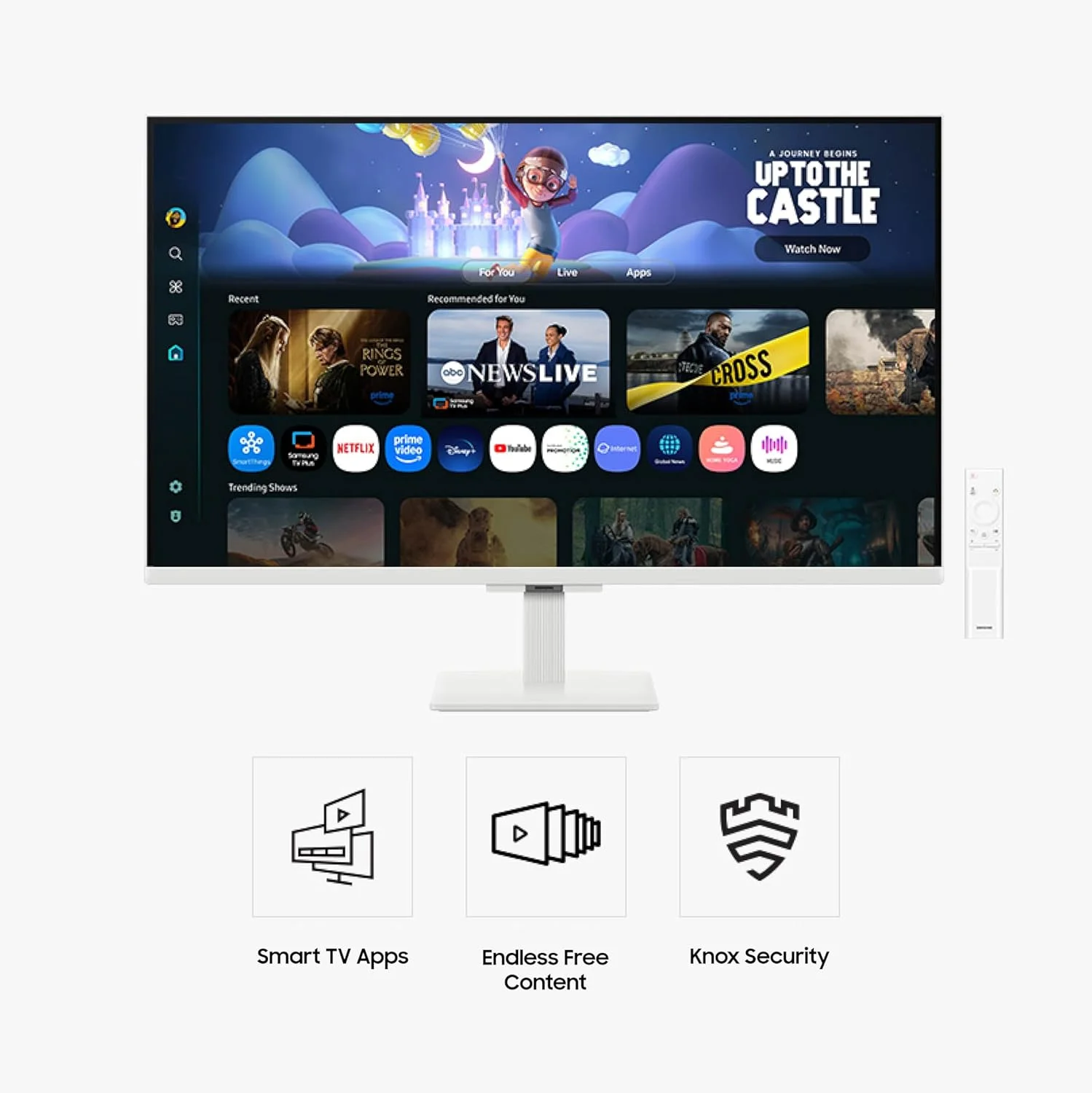 مانیتور هوشمند 32 اینچی سامسونگ سری M5 (M50F) FHD با قابلیت پخش آنلاین تلویزیون، بلندگوها، HDR10، مرکز بازی، پورتهای متعدد، ردیاب تمرین، ابزارهای دسترسی بصری، سفید، LS32FM503ENXZA مانیتور هوشمند 32 اینچی سامسونگ سری M5 (M50F) FHD با قابلیت پخش آنلاین تلویزیون، بلندگوها، HDR10، مرکز بازی، پورتهای متعدد، ردیاب تمرین، ابزارهای دسترسی بصری، سفید، LS32FM503ENXZA