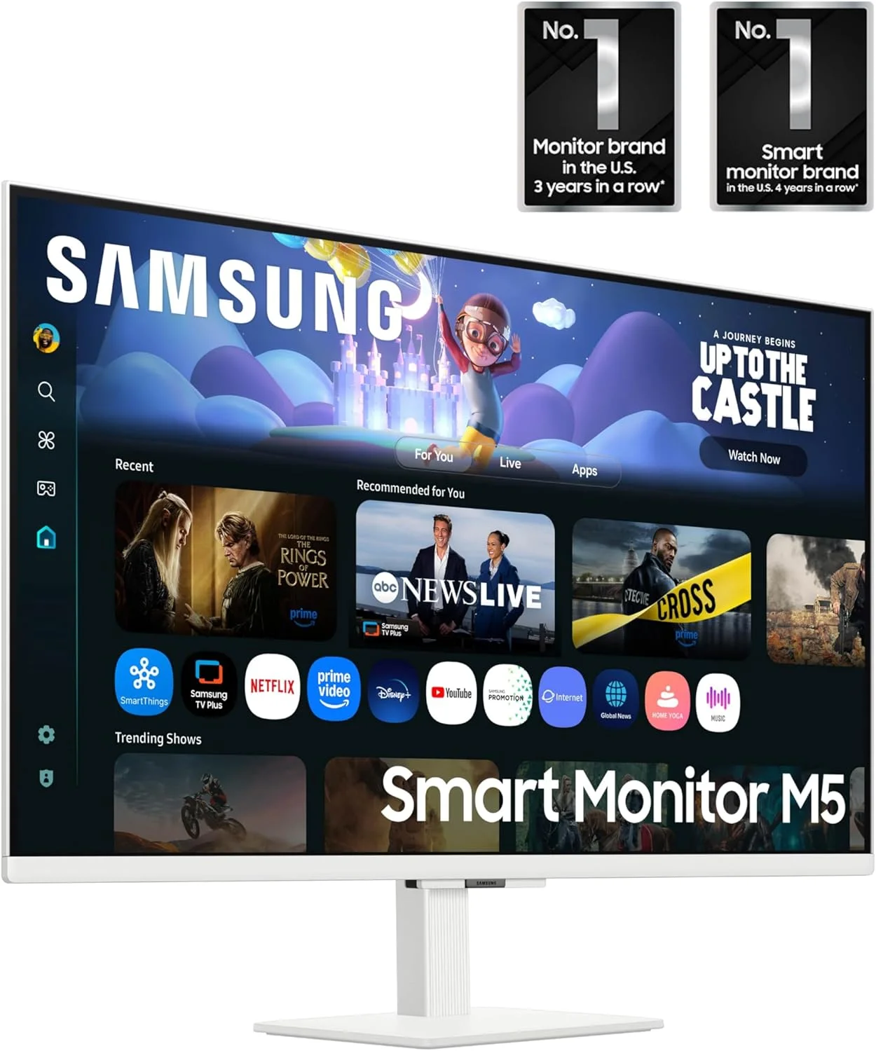 مانیتور هوشمند 32 اینچی سامسونگ سری M5 (M50F) FHD با قابلیت پخش آنلاین تلویزیون، بلندگوها، HDR10، مرکز بازی، پورتهای متعدد، ردیاب تمرین، ابزارهای دسترسی بصری، سفید، LS32FM503ENXZA مانیتور هوشمند 32 اینچی سامسونگ سری M5 (M50F) FHD با قابلیت پخش آنلاین تلویزیون، بلندگوها، HDR10، مرکز بازی، پورتهای متعدد، ردیاب تمرین، ابزارهای دسترسی بصری، سفید، LS32FM503ENXZA