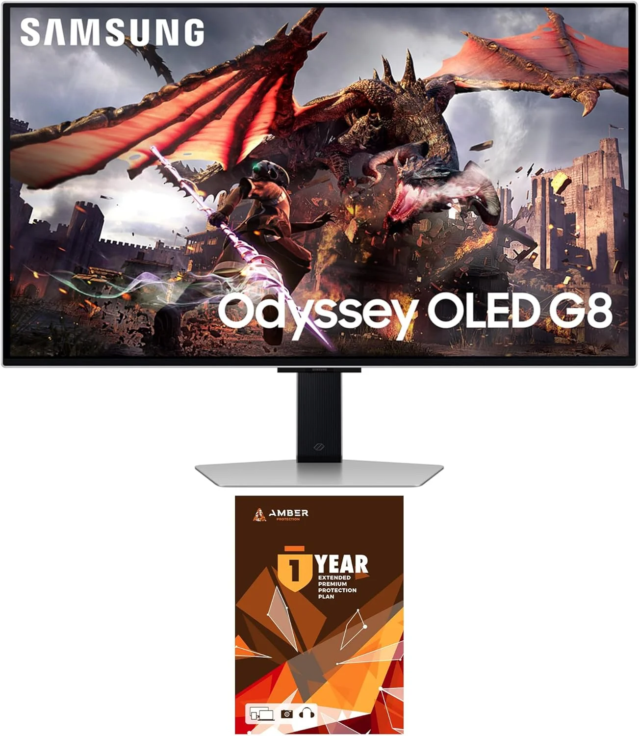 مانیتور گیمینگ هوشمند 32 اینچی سامسونگ مدل Odyssey G80SD با کیفیت 4K UHD (سال 2024)