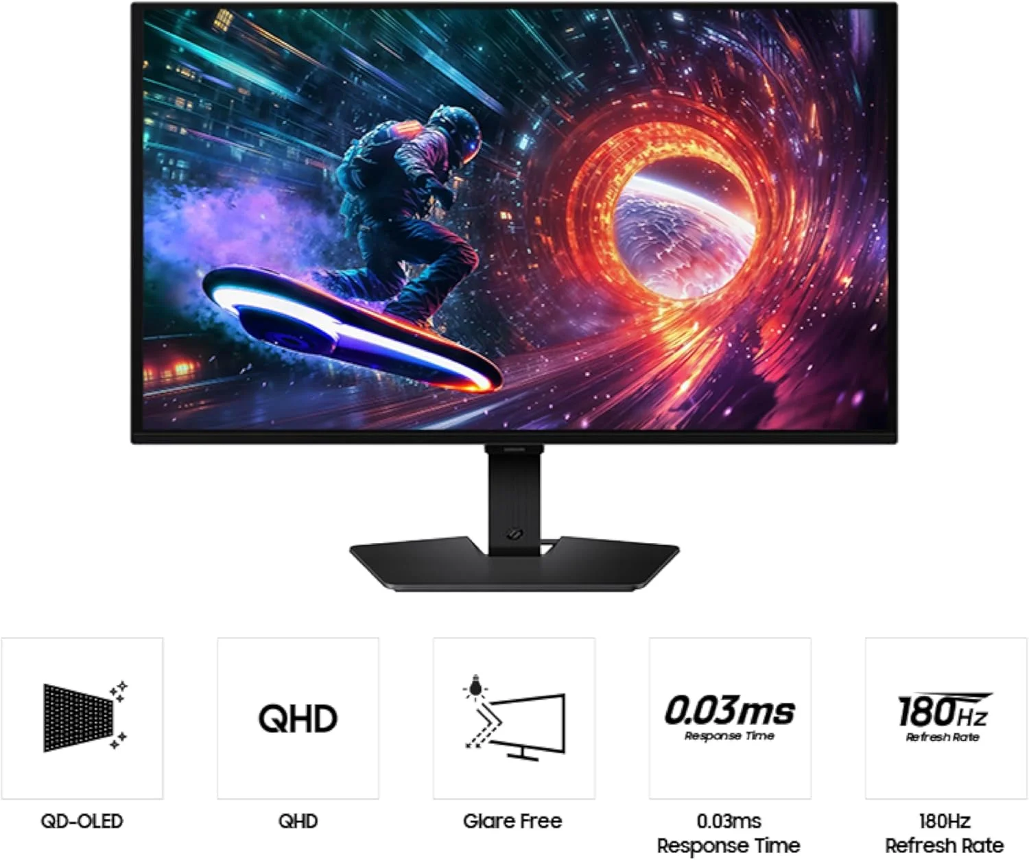 مانیتور گیمینگ 27 اینچی سامسونگ Odyssey G5 G50SF با رزولوشن QHD، نرخ تازهسازی 180 هرتز، محافظ OLED، زمان پاسخدهی 0.03 میلیثانیه (GtG)، سازگار با NVIDIA G-Sync و AMD FreeSync™، مدل LS27FG500SNXZA مانیتور گیمینگ 27 اینچی سامسونگ Odyssey G5 G50SF با رزولوشن QHD، نرخ تازهسازی 180 هرتز، محافظ OLED، زمان پاسخدهی 0.03 میلیثانیه (GtG)، سازگار با NVIDIA G-Sync و AMD FreeSync™، مدل LS27FG500SNXZA