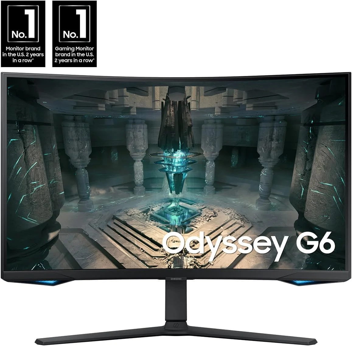 مانیتور گیمینگ خمیده 32 اینچی سامسونگ Odyssey G65B، رزولوشن QHD، نرخ بروزرسانی 240 هرتز، زمان پاسخگویی 1 میلیثانیه (GTG)، HDR 600، هاب گیمینگ، 1000R، LS32BG652ENXGO مانیتور گیمینگ خمیده 32 اینچی سامسونگ Odyssey G65B، رزولوشن QHD، نرخ بروزرسانی 240 هرتز، زمان پاسخگویی 1 میلیثانیه (GTG)، HDR 600، هاب گیمینگ، 1000R، LS32BG652ENXGO