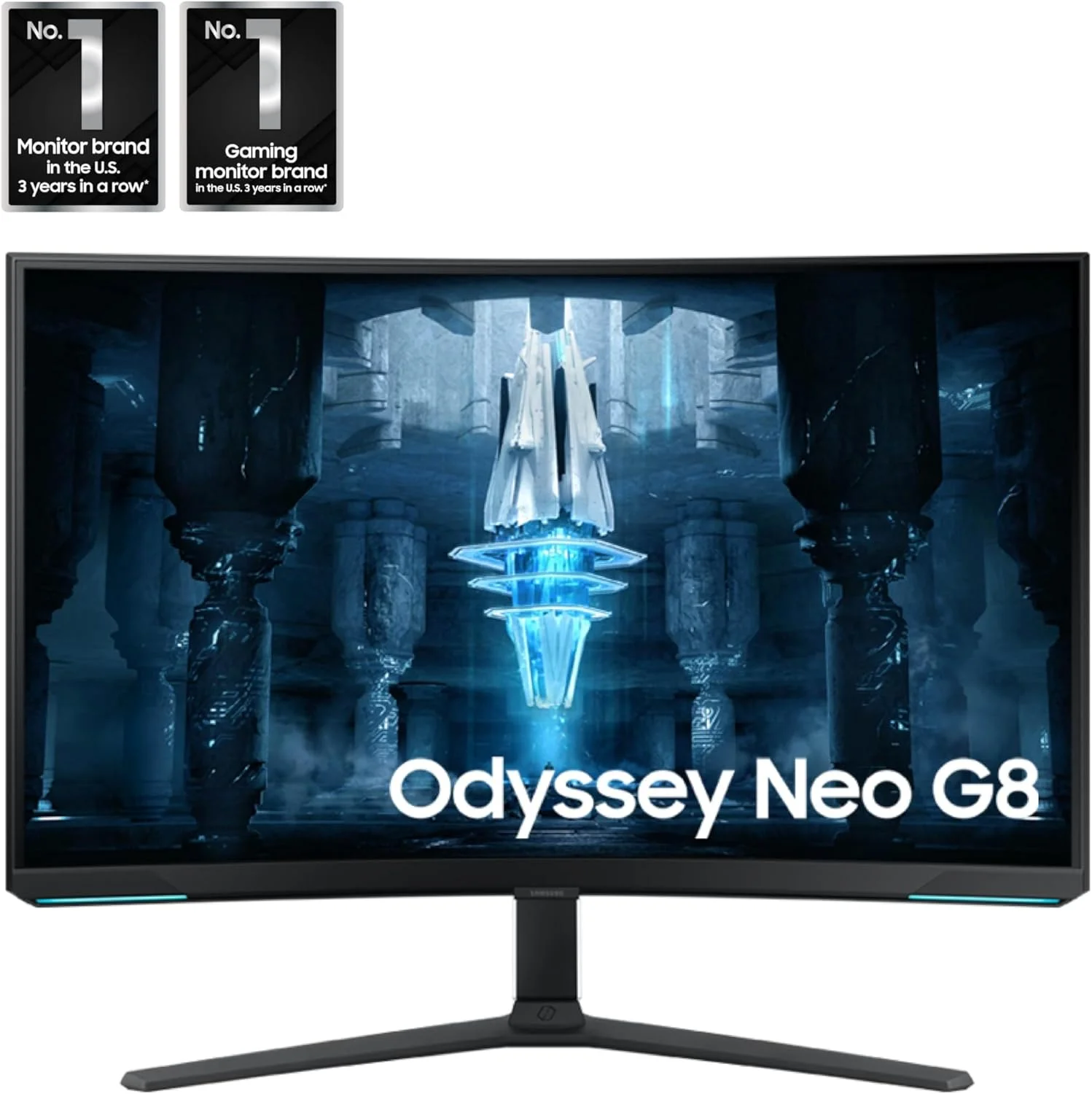 مانیتور گیمینگ خمیده 32 اینچی سامسونگ Odyssey Neo G8 (G85NB) با کیفیت 4K UHD، نرخ نوسازی 240 هرتز، زمان پاسخگویی 1 میلیثانیه، انویدیا G-Sync، انحنای 1000R، فناوری Quantum HDR2000، AMD FreeSync Premium Pro، صفحه نمایش مات، DisplayPort، مشکی و سفید، مدل LS32BG852NNXGO مانیتور گیمینگ خمیده 32 اینچی سامسونگ Odyssey Neo G8 (G85NB) با کیفیت 4K UHD، نرخ نوسازی 240 هرتز، زمان پاسخگویی 1 میلیثانیه، انویدیا G-Sync، انحنای 1000R، فناوری Quantum HDR2000، AMD FreeSync Premium Pro، صفحه نمایش مات، DisplayPort، مشکی و سفید، مدل LS32BG852NNXGO