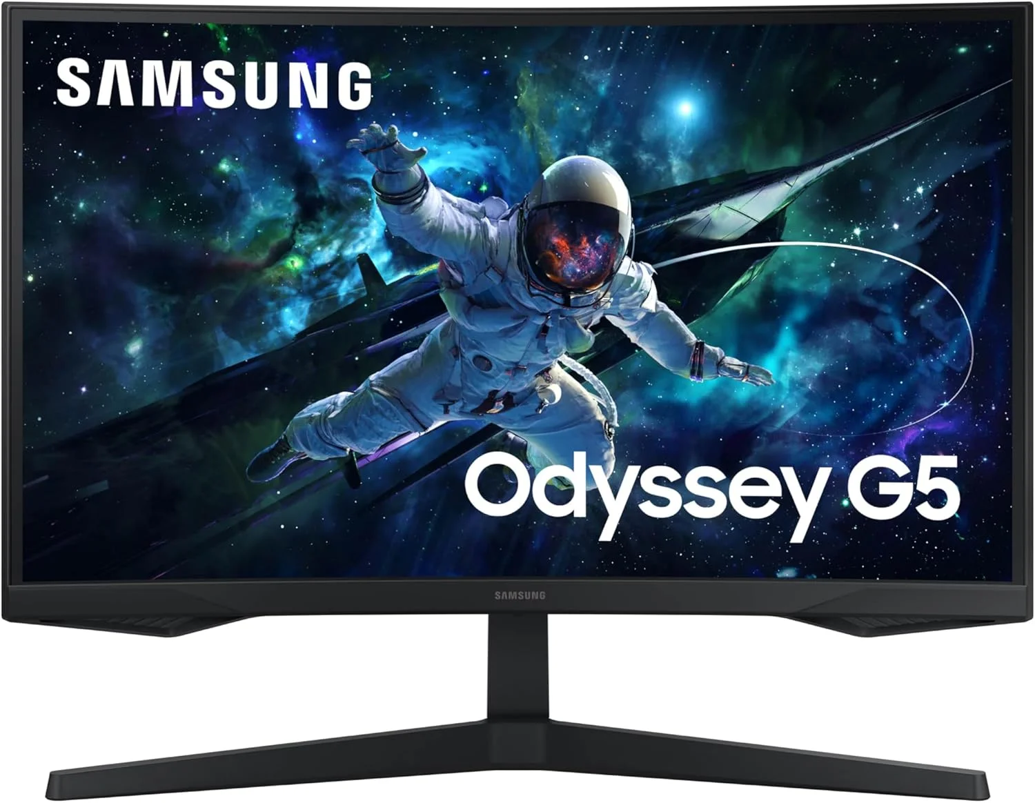 مانیتور گیمینگ خمیده 27 اینچی سامسونگ Odyssey G55C سری QHD، زمان پاسخگویی 1 میلیثانیه (MPRT)، HDR10، نرخ تازهسازی 165 هرتز، AMD Radeon FreeSync، محافظت از چشم، LS27CG552ENXZA مانیتور گیمینگ خمیده 27 اینچی سامسونگ Odyssey G55C سری QHD، زمان پاسخگویی 1 میلیثانیه (MPRT)، HDR10، نرخ تازهسازی 165 هرتز، AMD Radeon FreeSync، محافظت از چشم، LS27CG552ENXZA
