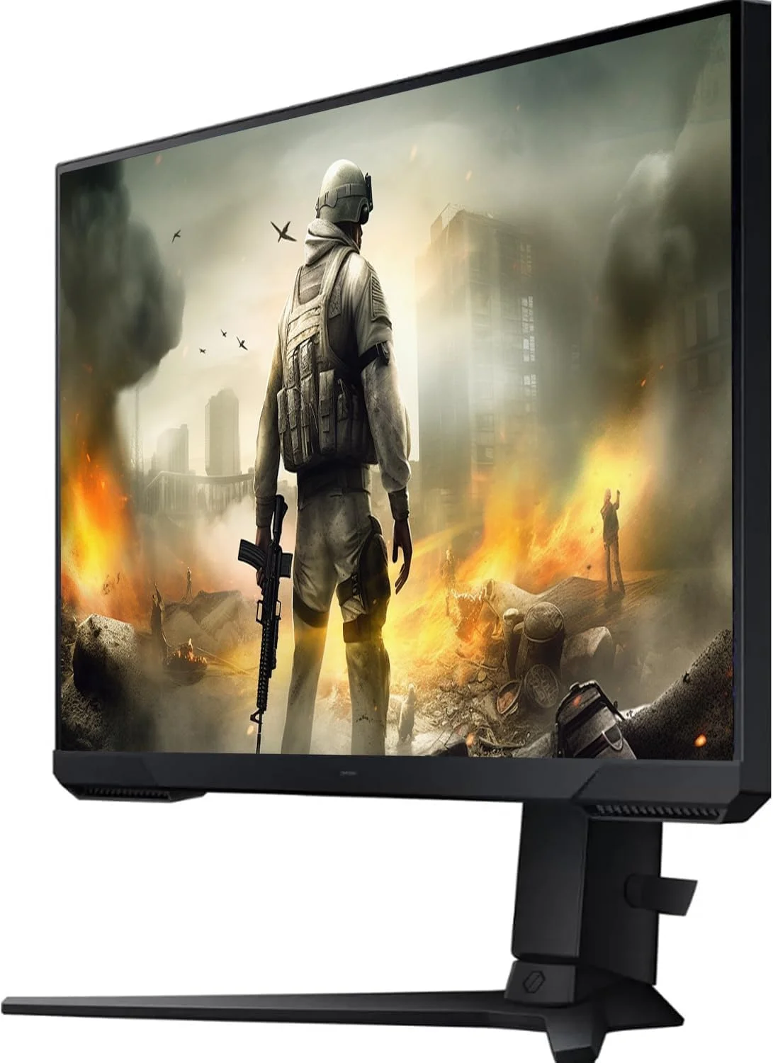 مانیتور گیمینگ سامسونگ سری Odyssey G3، نمایشگر 24 اینچی FHD LED، 180 هرتز، پاسخ 1 میلیثانیه، AMD FreeSync، Black Equalizer و Virtual Aim Point، حالت Flicker-Free Eye Saver، پایه قابل تنظیم، همراه با کابل HDMI مانیتور گیمینگ سامسونگ سری Odyssey G3، نمایشگر 24 اینچی FHD LED، 180 هرتز، پاسخ 1 میلیثانیه، AMD FreeSync، Black Equalizer و Virtual Aim Point، حالت Flicker-Free Eye Saver، پایه قابل تنظیم، همراه با کابل HDMI