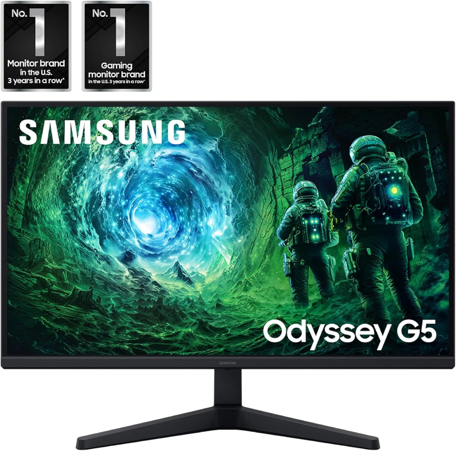 مانیتور گیمینگ 27 اینچی سامسونگ Odyssey G5 G53F با رزولوشن QHD، HDR10، نرخ تازهسازی 200 هرتز، پنل IPS، AMD FreeSync™ Premium، Black Equalizer، Auto Source Switch، مدل LS27FG532ENXZA مانیتور گیمینگ 27 اینچی سامسونگ Odyssey G5 G53F با رزولوشن QHD، HDR10، نرخ تازهسازی 200 هرتز، پنل IPS، AMD FreeSync™ Premium، Black Equalizer، Auto Source Switch، مدل LS27FG532ENXZA