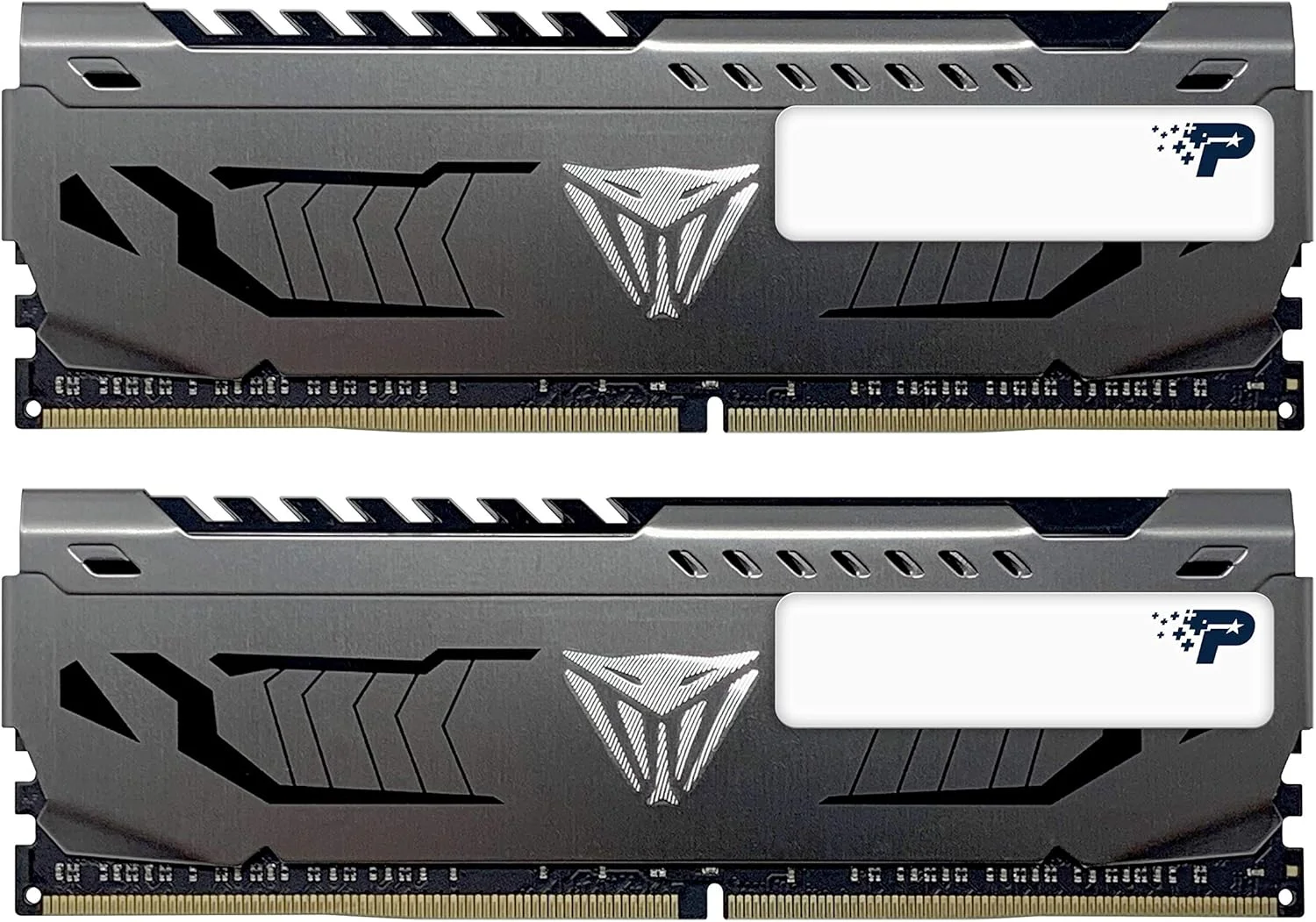 رم دسکتاپ گیمینگ پاتریوت Viper Steel DDR4 با ظرفیت 32 گیگابایت (2 عدد 16 گیگابایتی) سرعت 3600 مگاهرتز CL18 1.35 ولت UDIMM سازگار با XMP - PVS432G360C8K