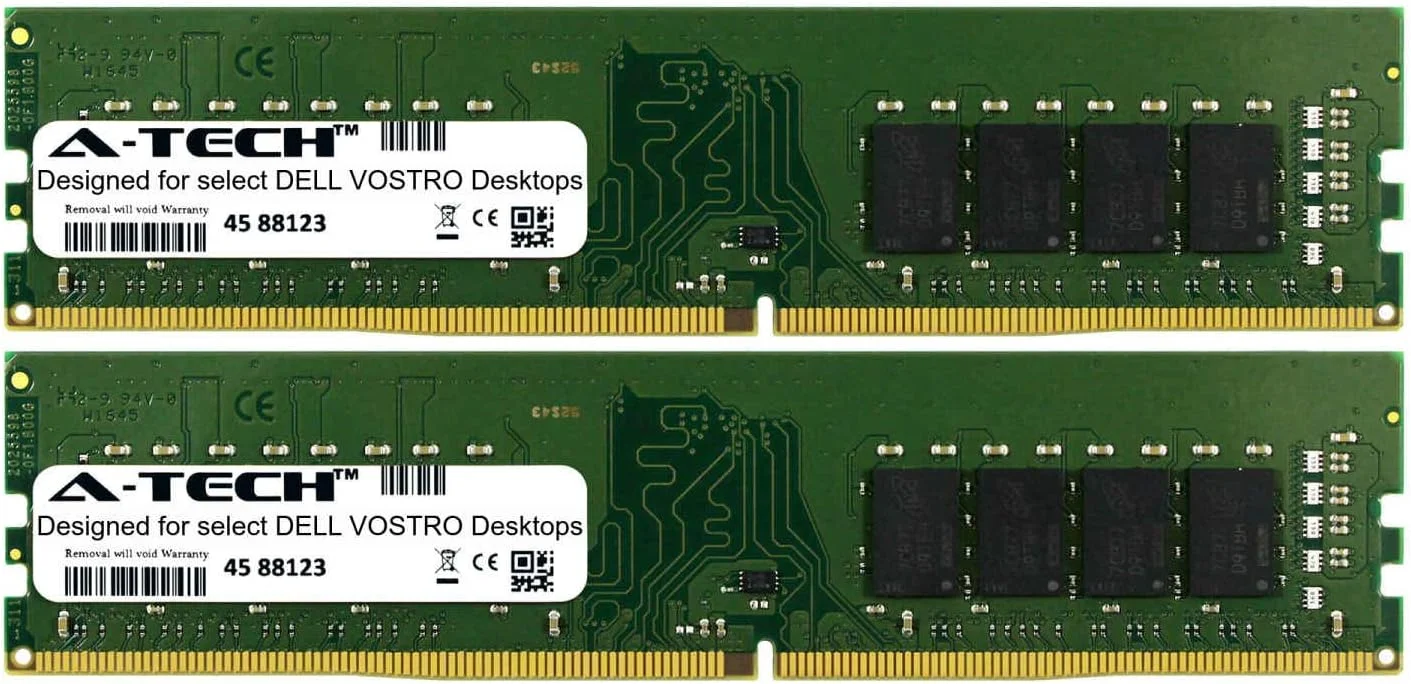 کیت ۳۲ گیگابایتی A-Tech (دو عدد ۱۶ گیگابایتی) برای کامپیوترهای رومیزی Dell Vostro 3470 T3470 3670 T3670