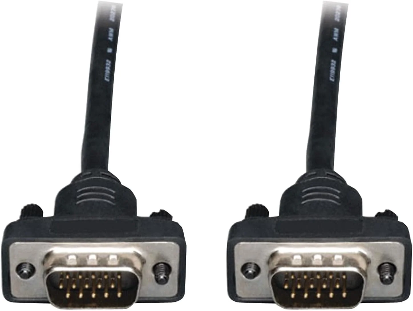 کابل مانیتور VGA کواکسیال باریک Tripp Lite با وضوح بالا با کواکسیال RGB (HD15 M/M) طول 1.8 متر، مشکی (P502-006-SM)