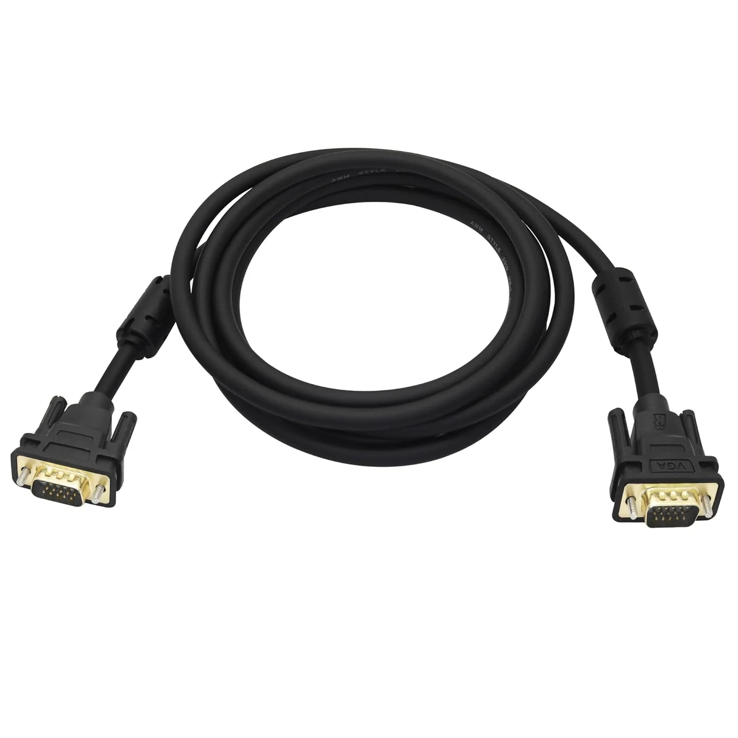 کابل مانیتور کامپیوتر VGA طول 3 متر، کابل VGA نر به نر 15 پین Full HD 1080P با وضوح بالا، برای تلویزیون، پروژکتور، کنسول های بازی و غیره.