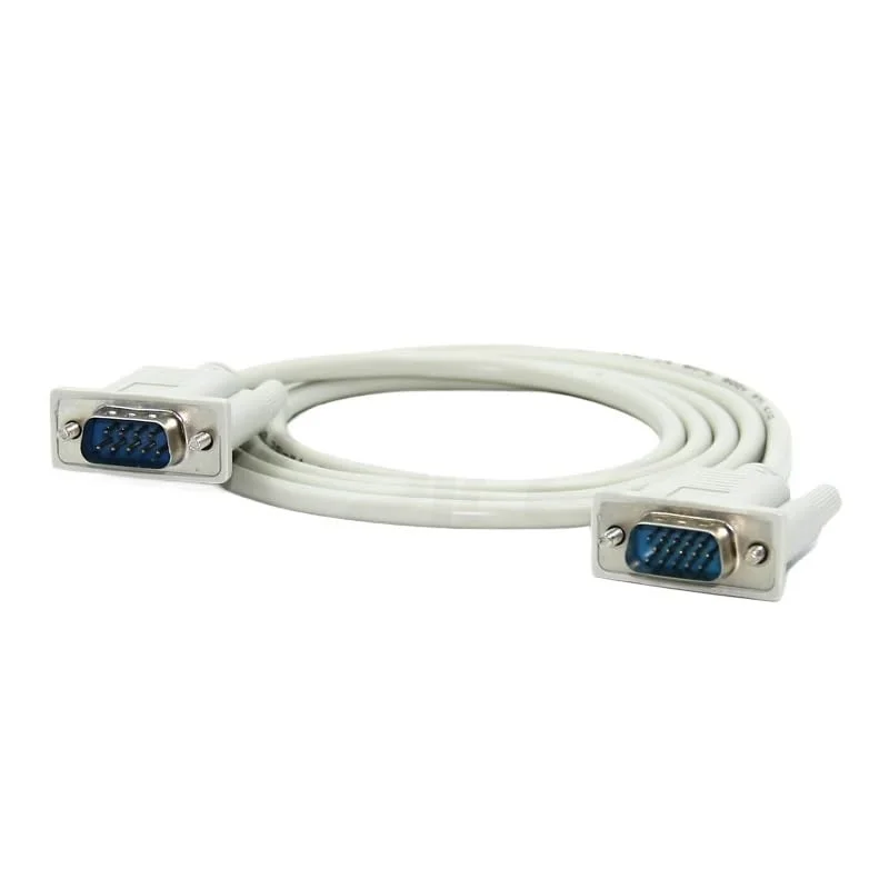 کابل تبدیل 9 پین به 15 پین DB9 به VGA نر 15 پین به کابل سریال 232 به کابل VGA 1.300 سانتی متر