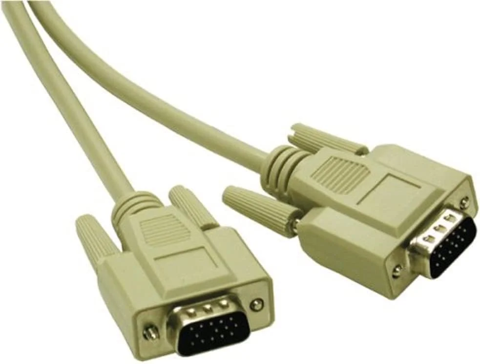 کابل مانیتور HD15 SVGA نر به نر C2G 02635، بژ (1.82 متر)