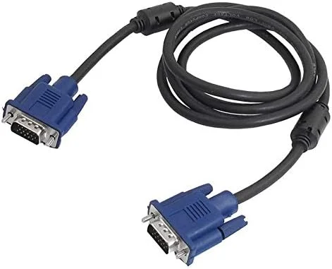 Davitu تجهیزات الکتریکی - کابل مانیتور کامپیوتر 1.5 متری VGA 15 پین نر به نر مدل HVR88 - (رنگ: مشکی)