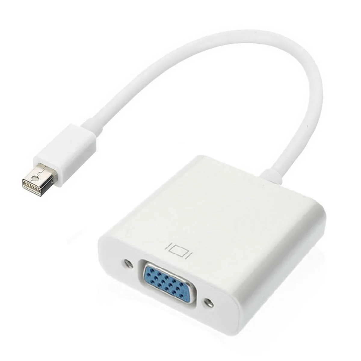 کابل تبدیل مینی دیسپلی پورت DP به VGA با کیفیت 1080P و نرخ 60 هرتز برای لپ تاپ، مانیتور و پروژکتور