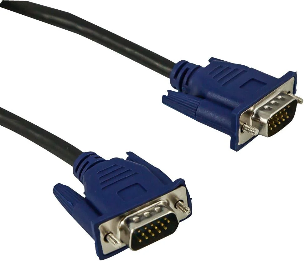 کابل مانیتور ویدیویی VGA SVGA نر به نر HD15 ممتاز برای تلویزیون، کامپیوتر، پروژکتور - 3 متر