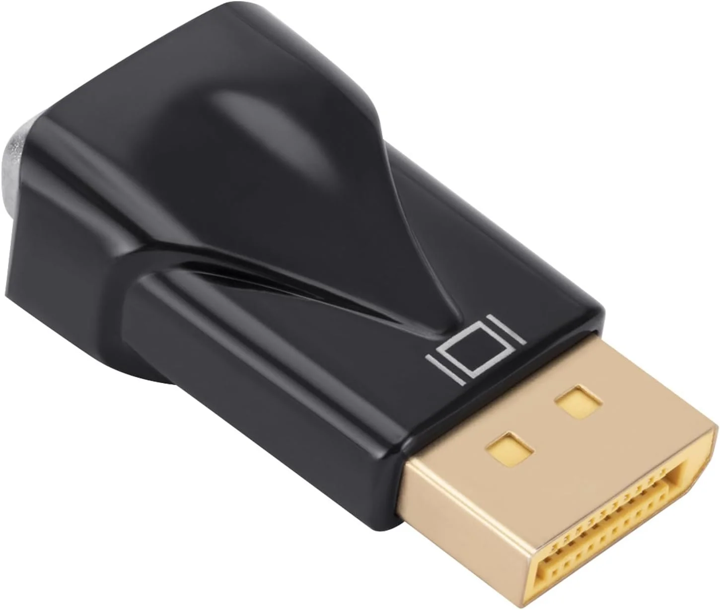 آداپتور DisplayPort به VGA با روکش طلا 1080P کابل استاندارد نر به VGA نر برای لپ تاپ، کامپیوتر، پروژکتور، مانیتور، تبدیل DisplayPort به VGA