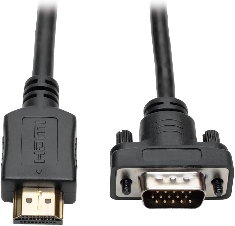 کابل تبدیل HDMI به VGA اکتیو TRIPP LITE، طراحی کم حجم، نر به نر، 1080p @ 60Hz، طول 1.8 متر (P566-006-VGA)