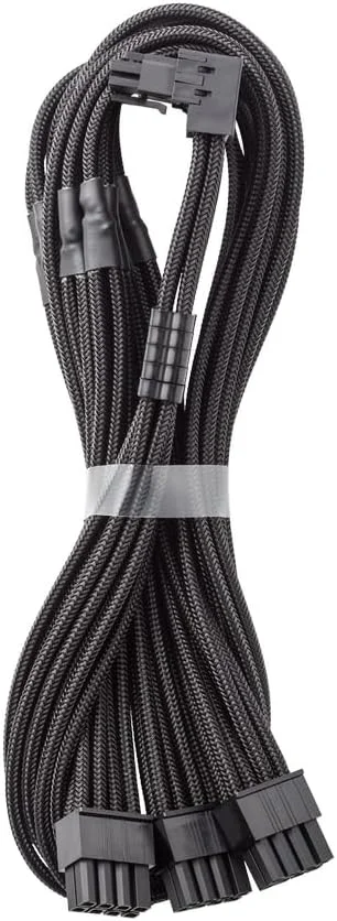 کابل اسلیو شده CableMod E-Series Pro ModMesh 12VHPWR 90° StealthSense PCI-e برای EVGA G/G+ / P/P+ / T - مدل B (مشکی، 16 پین به سه 8 پین، 60 سانتی متر) کابل اسلیو شده CableMod E-Series Pro ModMesh 12VHPWR 90° StealthSense PCI-e برای EVGA G/G+ / P/P+ / T - مدل B (مشکی، 16 پین به سه 8 پین، 60 سانتی متر)