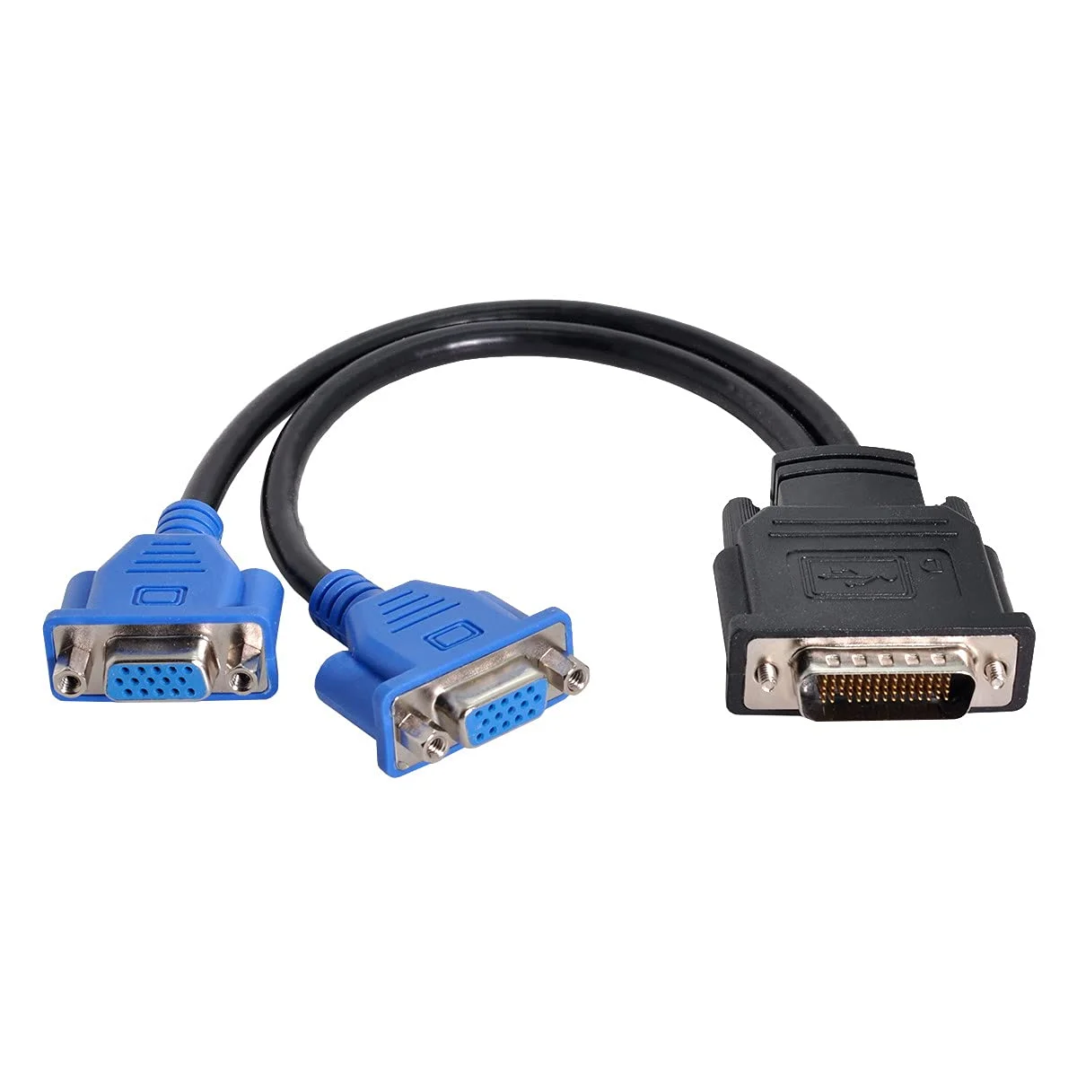 کابل تبدیل DMS-59pin نری LFH 60Pin به دو عدد VGA RGB مادگی برای کارت گرافیک کامپیوتر کابل تبدیل DMS-59pin نری LFH 60Pin به دو عدد VGA RGB مادگی برای کارت گرافیک کامپیوتر