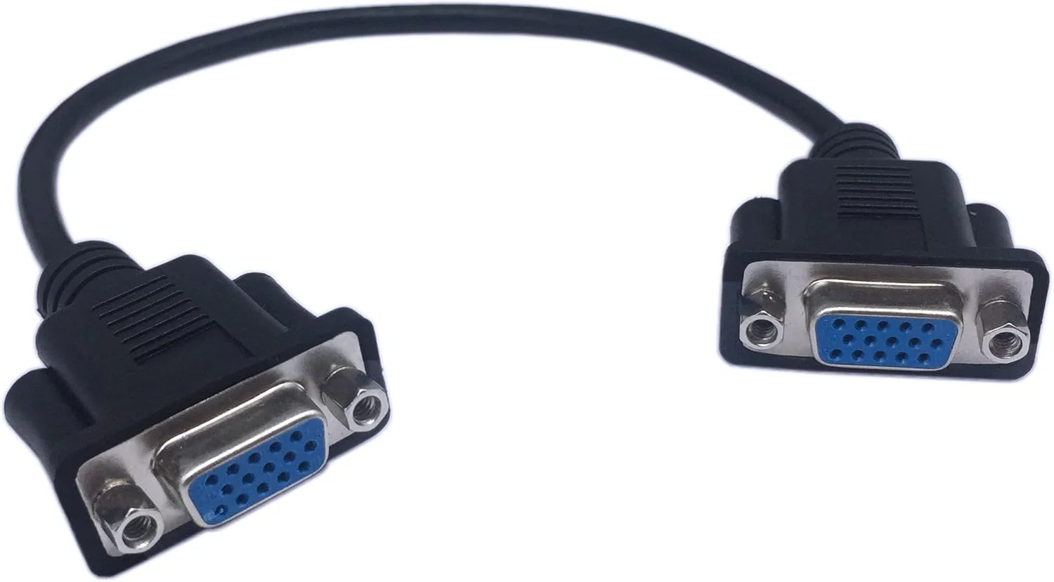 کابل افزایش طول مانیتور VGA SVGA 15 پین HD15 مادگی به مادگی CERRXIAN طول 30 سانتی متر مناسب برای کامپیوتر، لپ تاپ، تلویزیون و پروژکتور