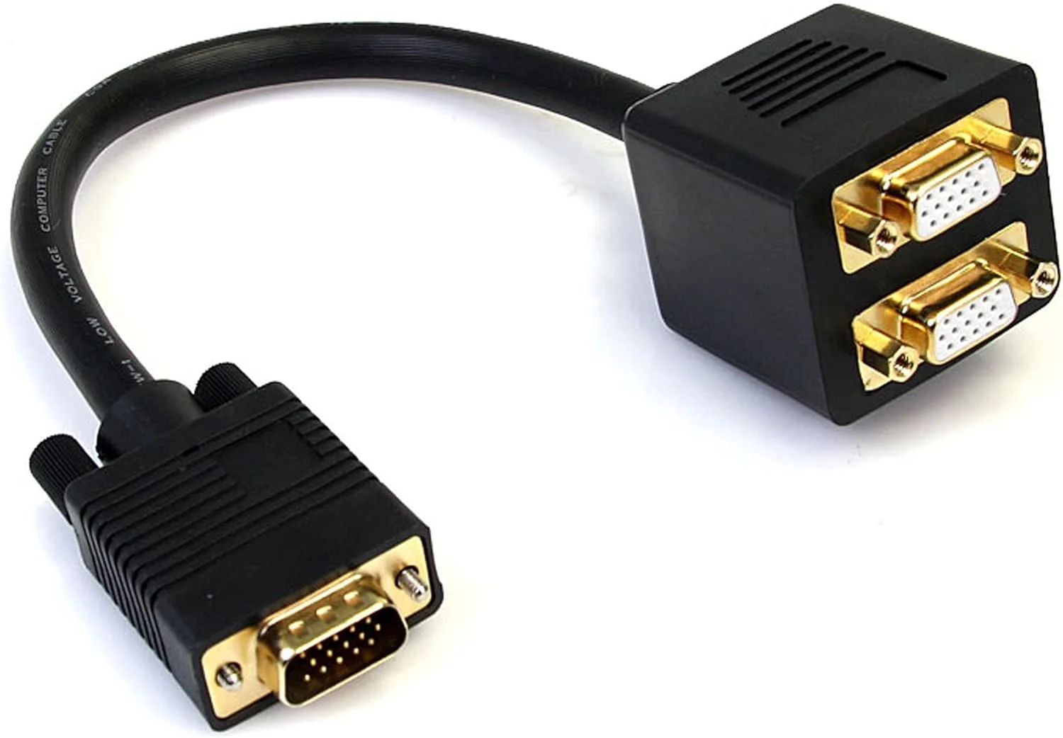 کابل تبدیل VGA به VGA استار تک مدل VGASPL1VV طول 30 سانتی متر - مشکی