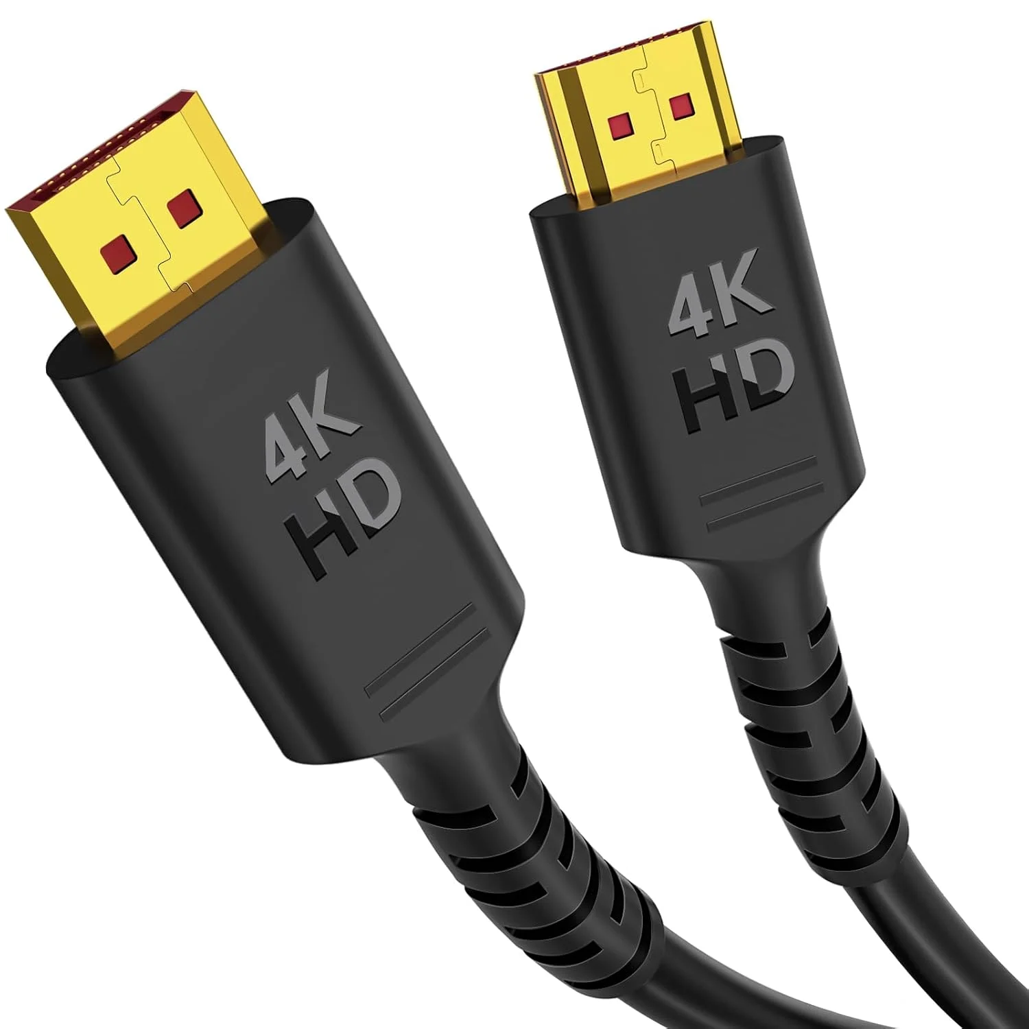 کابل DisplayPort به HDMI با کیفیت 4K، طول 6 متر، 4K@60Hz، یک طرفه، سازگار با Dell، HP، Samsung و غیره