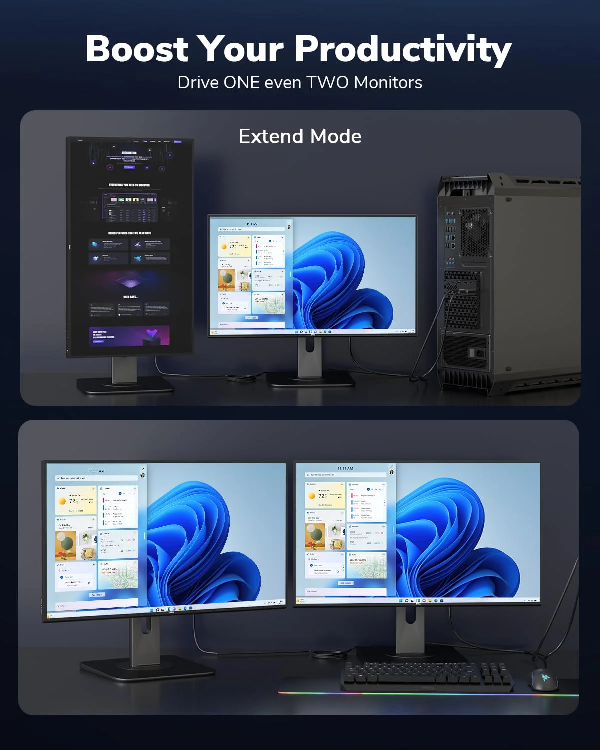 کابل DisplayPort به HDMI با کیفیت 4K، طول 6 متر، 4K@60Hz، یک طرفه، سازگار با Dell، HP، Samsung و غیره کابل DisplayPort به HDMI با کیفیت 4K، طول 6 متر، 4K@60Hz، یک طرفه، سازگار با Dell، HP، Samsung و غیره