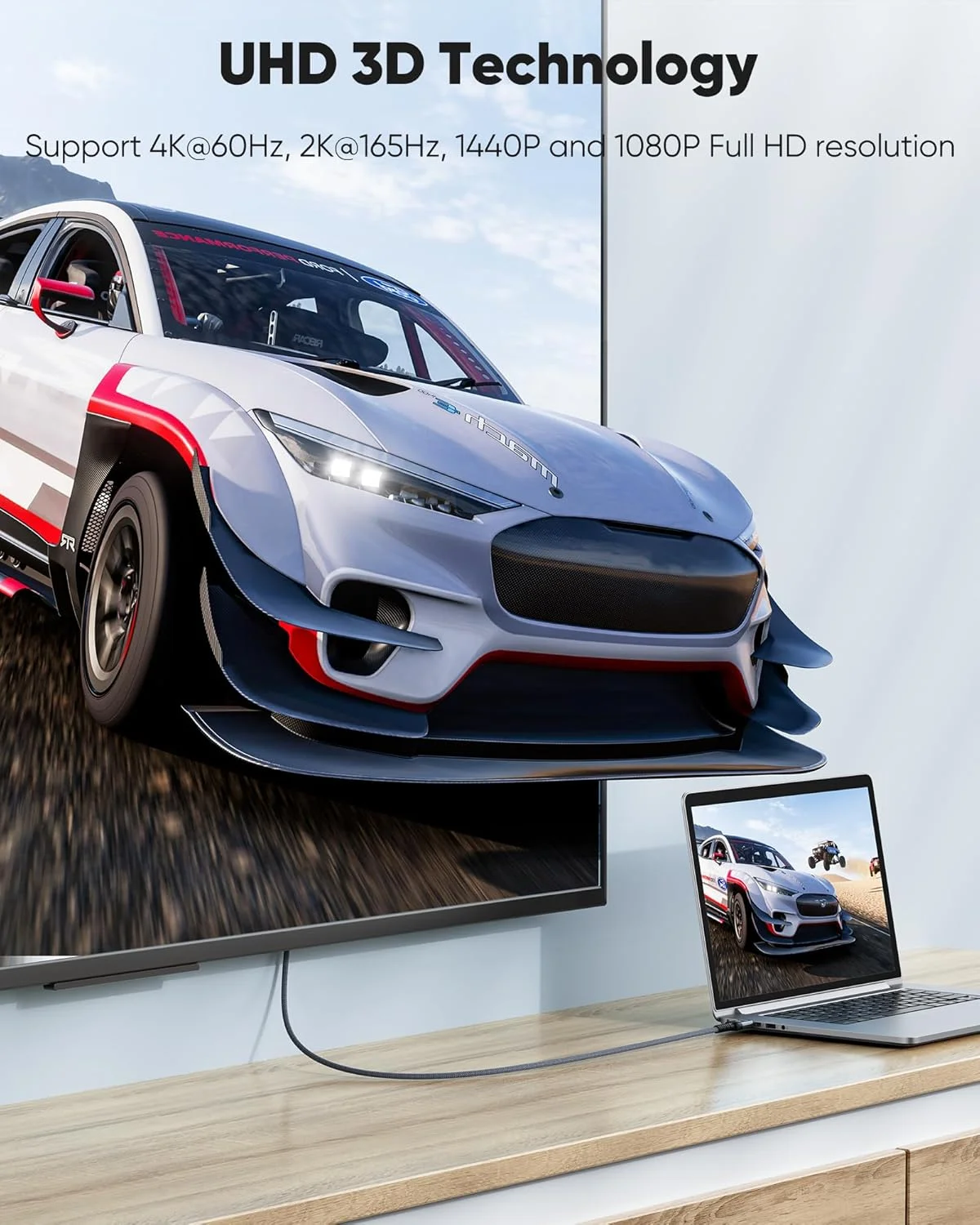 کابل مینی HDMI به HDMI هایوینگز 3 متری، 4K 60Hz سرعت بالا، کابل مینی HDMI به HDMI نر دو طرفه 2.0، برای تلویزیون های HD، تبلت، دوربین عکاسی و فیلمبرداری [بدنه آلومینیومی، روکش نایلونی بافته شده]