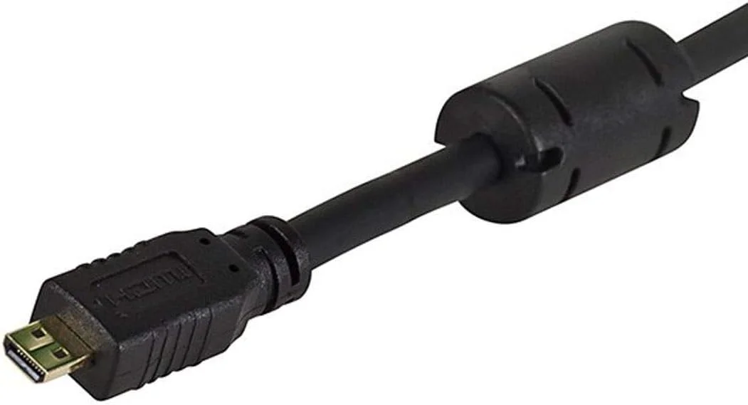 کابل HDMI به HDMI میکرو Monoprice با سرعت بالا - 4K@60Hz، HDR، 18Gbps، YCbCr 4:4:4، 34AWG، 1.5 فوت، مشکی