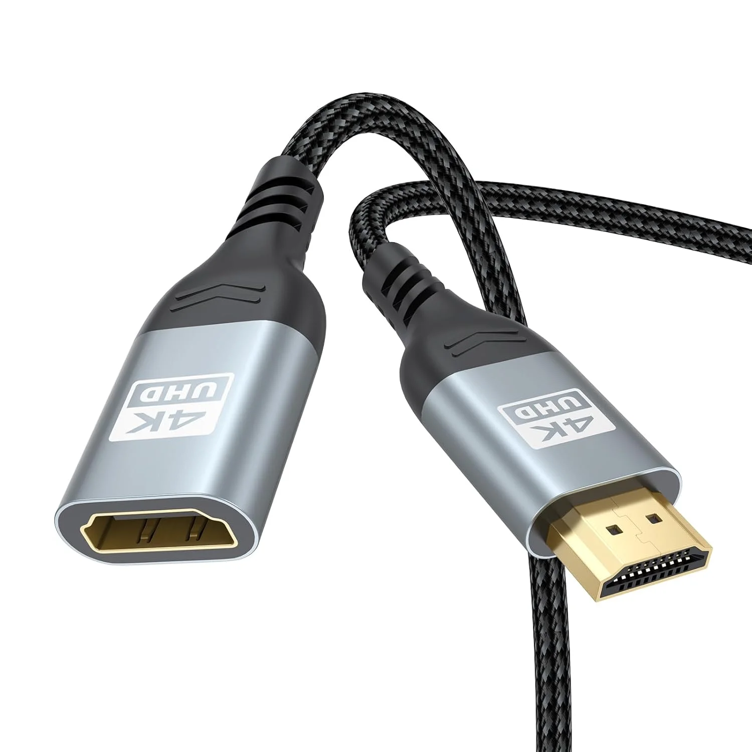 کابل افزایش طول HDMI 4K، آداپتور HDMI نر به ماده با سرعت بالا، پشتیبانی از ARC، HDR، 3D، HDCP 2.2 سازگار با Fire TV Stick، دستگاه های Roku، PS5، Xbox، HDTV، لپ تاپ